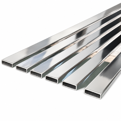 30x10mm SUS 304 316 201 8K Mirror Polished Stainless Steel Rectangular Tube for Bathroom Furniture