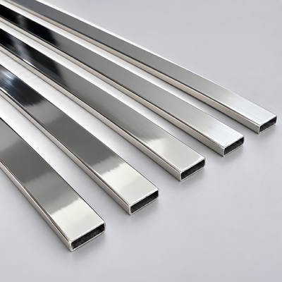 30x10mm SUS 304 316 201 8K Mirror Polished Stainless Steel Rectangular Tube for Bathroom Furniture