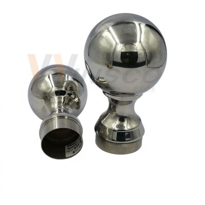 Stainless Steel Decorative Railing Ball for 38.1mm 42.4mm 48.3mm and 50.8mm Round Tubes