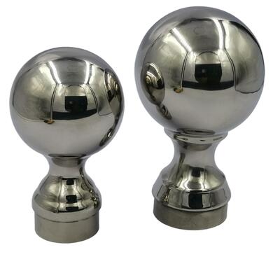 Stainless Steel Decorative Railing Ball for 38.1mm 42.4mm 48.3mm and 50.8mm Round Tubes
