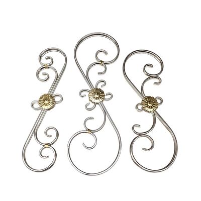 Stainless Steel Decorative Scrolls, Floral Ornaments & Railing Panels