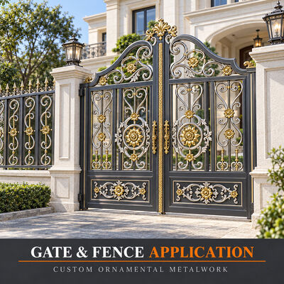 Stainless Steel Decorative Scrolls, Floral Ornaments & Railing Panels