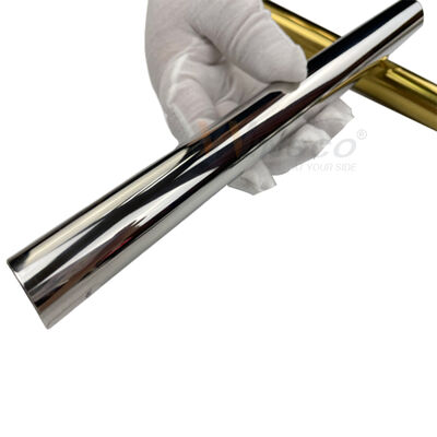 35mm Diameter Stainless Steel Round Pipe with 0.4-3.0mm Wall Thickness and Mirror Satin Finish