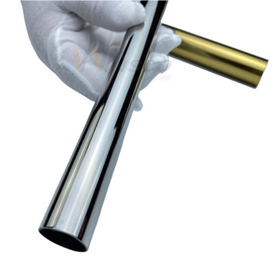 35mm Diameter Stainless Steel Round Pipe with 0.4-3.0mm Wall Thickness and Mirror Satin Finish