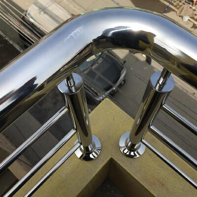 VVINSCO 38.1mm (1 1/2 Inch) 90° Stainless Steel Handrail Elbow in AISI 201/304/316 with Mirror/Satin Finish
