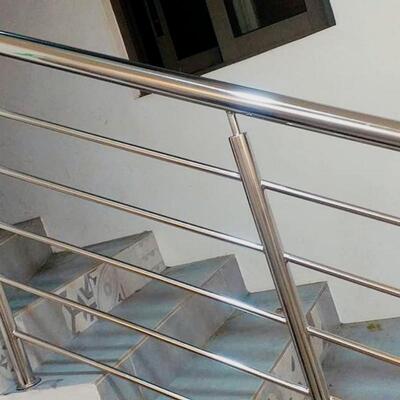 Inox Stair Balustrade Fittings SUS 201 304 316 Stainless Steel Railing Components Glass Handrail Accessories