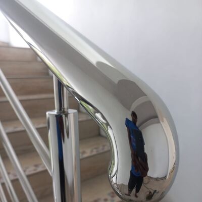 Inox Stair Balustrade Fittings SUS 201 304 316 Stainless Steel Railing Components Glass Handrail Accessories