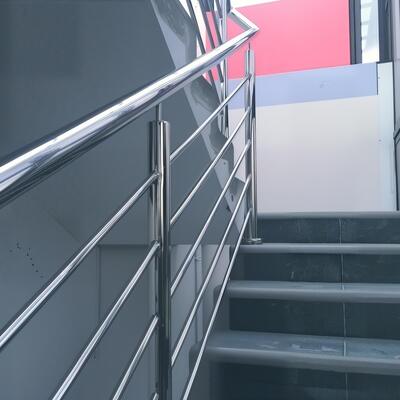 SS304 SS316 Stainless Steel Handrail Bracket, Adjustable Railing Support