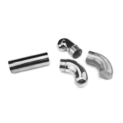 SUS 201 304 316 Stainless Steel Round and Square Tube End Caps for Handrails