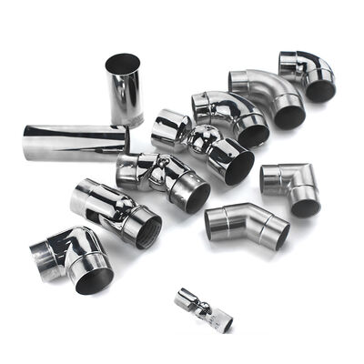 304/316 Stainless Steel Adjustable Handrail Elbow, Swivel Railing Tube Connector Fittings
