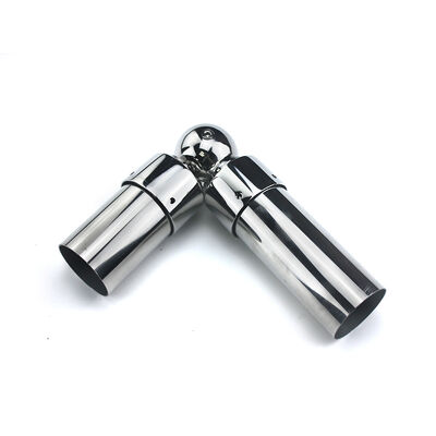 304/316 Stainless Steel Adjustable Handrail Elbow, Swivel Railing Tube Connector Fittings