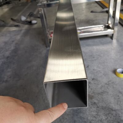 Size Range 10×10mm To 200×200mm Stainless Steel Tubes Pipes Thickness 1.5mm 5.0mm Standard Length 2m 3m 5m 5.85m 6m 12m