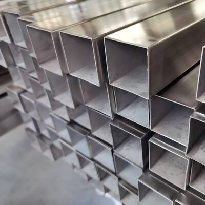 Size Range 10×10mm To 200×200mm Stainless Steel Tubes Pipes Thickness 1.5mm 5.0mm Standard Length 2m 3m 5m 5.85m 6m 12m