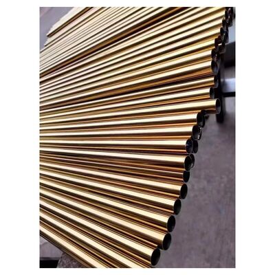 PVD Coated Stainless Steel Tube - Custom Length Decorative Pipe in 201/304/316 by WinscoMetal