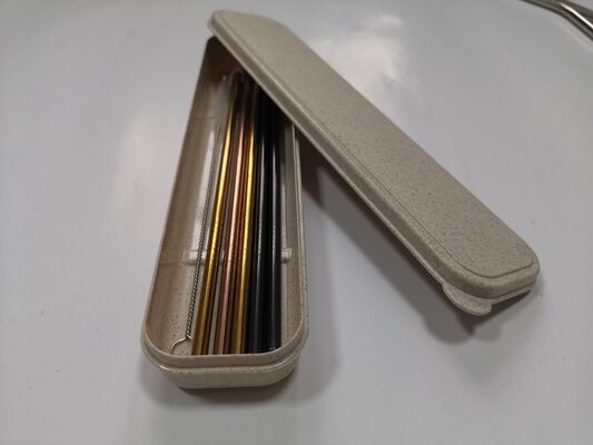 304 Stainless Steel Drinking Straws - Reusable Metal Straws with Custom Colors for Beverages