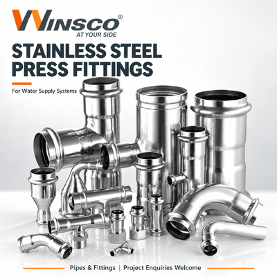 304 316L Stainless Steel Drinking Water Pipe for Building Water Supply | Custom Dimensions | VVINSCO