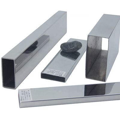 TP 201 304 316 Inox Flat PIpe 0.4mm-2.0mm Thickness Stainless Steel Rectangular Tube 30mmx10mm