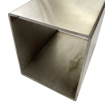 120×120mm Thick Wall Stainless Steel Square Tube SS201 SS304 SS316 for Construction Structures