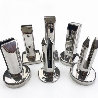304/316 Stainless Steel Glass Spigot with Mirror/Satin/Gold/Black Finish for Pool Fence and Glass Railing - Customizable Sizes