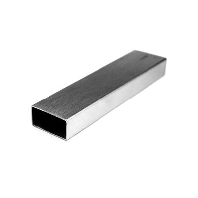 AISI 201 304 316 Inox Railing Pipe 0.5mm-2.7mm Thcikenss 20mmx40mm Stainless Steel Rectangular Tube