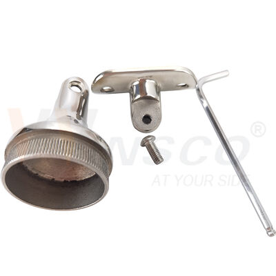 Angle Adjustable Stainless Steel Railing Saddle Handrail Bracket | 304 & 316 Available | Winsco Metal VA103