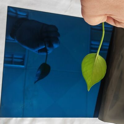 Mirror Surface Blue Color Stainless Steel Sheet 1250mmx2500mm Mill Edge 201 Grade