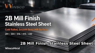 Winsco Metal Stainless Steel Sheets 2B Mill Finish | 201 304 316 410 430