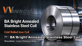 BA Bright Annealed Stainless Steel Coil | 201 304 316 410 430 Cold Rolled Inox Coil