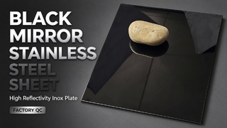 Black Mirror Stainless Steel Sheet