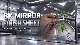 High Reflectivity Polished Inox Plate