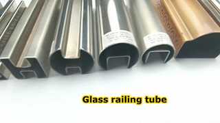 Stainless Steel Grooved Tube | Custom Special Shaped Slot Pipe for Stair Handrail Glass Railing