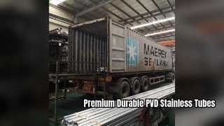 Premium PVD Color Stainless Steel Decorative Tubes