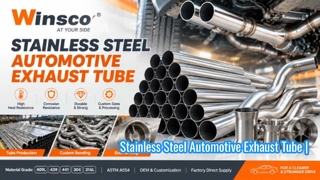 Stainless Steel Automotive Exhaust Tube | 409L 304 Exhaust Pipe Manufacturer