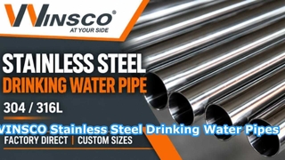 304 316L Stainless Steel Drinking Water Pipe Manufacturer | VVINSCO