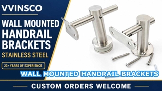 Stainless Steel Wall Mounted Handrail Brackets | Custom Orders | VVINSCO
