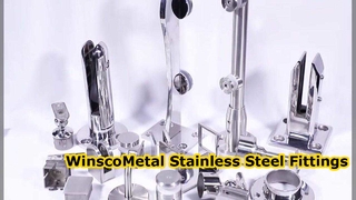 **Staircase Handrail System Components | WinscoMetal Stainless Steel Balustrade Parts**